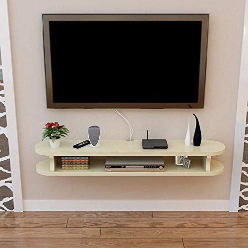 Uchwyty ścienne do sufitu pod telewizor Stojak na telewizor Do montażu na ścianie Półka pływająca Konsola TV Półka ścienna Zestaw Top Box Akcesoria multimedialne, kolory 4, półka funkcjonal