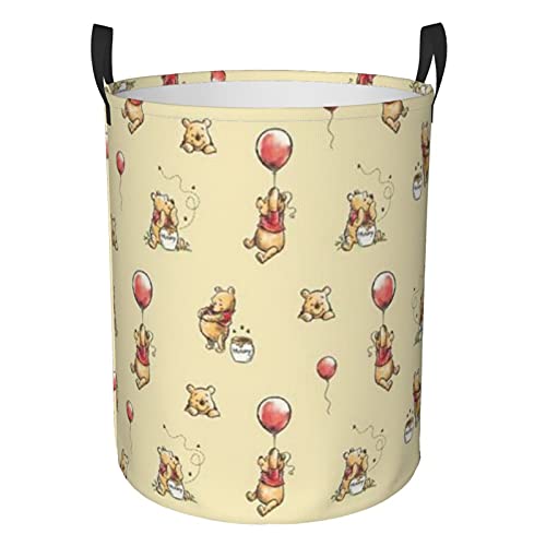 Image of QHMY Laundry Hamper Laundry Baskets Laundry Bags Waterproof Foldable with Handles Large Round Storage Bags 38/62L Family/Kids/Bathroom/Bedroom/Dorm Black