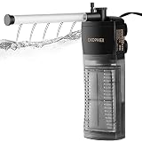DXOPHIEX Internal Filter for Aquarium, Submersible Aquarium Filter for 13-30gallon Fish Tank and Tur