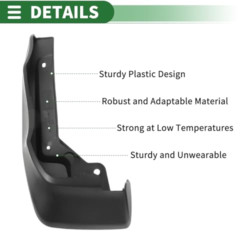 Image of Motoforti Mud Flaps Splash Guards Mud Guards for Honda Elysion 2022-2023 W /Mount Accessories