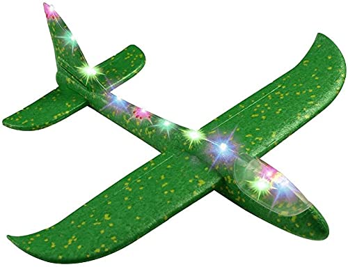 Image of GoBaby Hand Throw Flying Glider Foam Plane Toy for Kids | Multicolor Outdoor Airplane Launcher Toy with Easy Soaring Flight