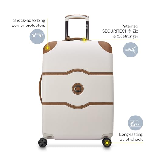 Image of DELSEY PARIS Chatelet Air 2.0 Hardside Luggage with Spinner Wheels, Chocolate Brown, 3 Piece Set, (19 /24 /28)