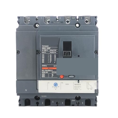 Disjoncteur plastique NSX100F TM80D pour sécuriser la distribution électrique d'ateliers