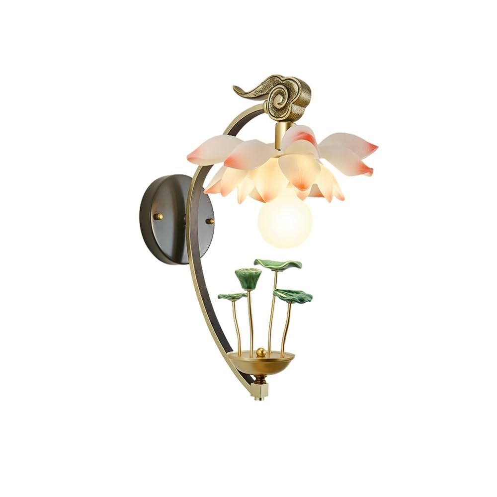 birene Wall Lamp Creative New Chinese Wall Lamp, Chinese Style Zen Lamp in Hallway Porch