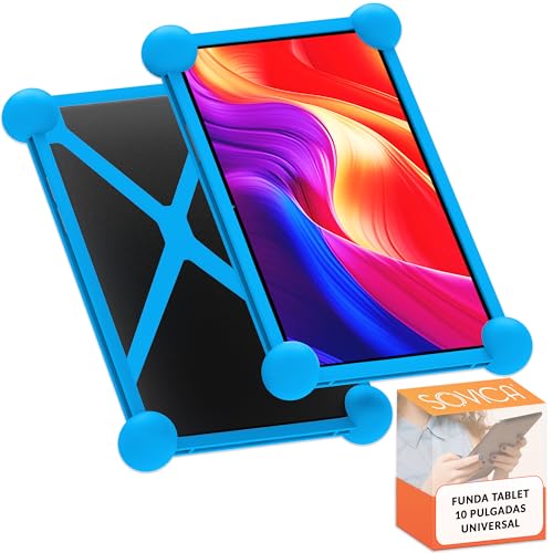 Funda Tablet 10 Pulgadas Universal Silicona Valida para Todas Las Tablets pc del Mercado de 10'...