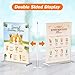 3 Pack Acrylic Sign Holder 8.5 x 11 Inches, Clear Menu Stand, Vertical Flyer Display, Table Paper Holder, Desk Brochure, Plastic Sign Display for Restaurants, Office, Store