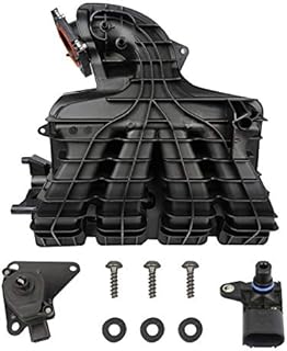 Intake Manifold w/Runner Control Valve & Air Pressure Sensor Compatible with 09-17 Dodge Journey Avenger/Jeep Compass Patriot/Chrysler Sebring 1.8L 2.0L 2.4L Part# 4884495AK 4884495AH 911-902