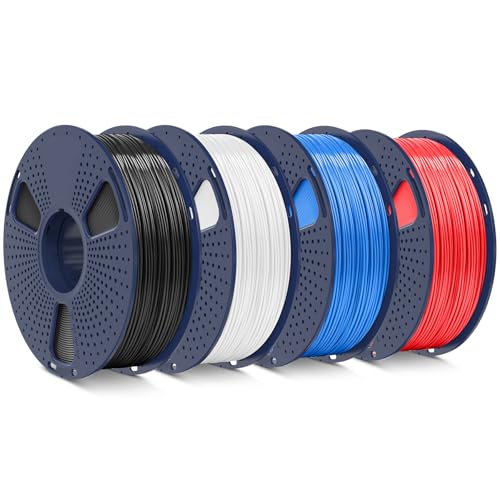 SUNLU ABS Filament 1.75mm 3D Printer Filament, Strong and Durable, Excellent Toughness,...