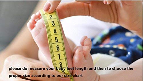 HONGTEYA Baby Girls Ballet Dress Shoes - Mary Jane Soft Sole Sidebow Toddler Moccasins (strawberry, 0_months)