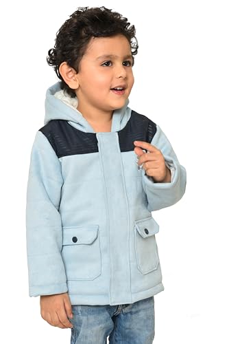 Image of Mi Arcus Purple Baby Puffer Jacket with Stand Collar for Girls Kids Infants Toddlers
