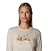 Columbia Women's Hidden Haven Long Sleeve Tee, Chalk/Treehome Omblur, Small