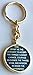 RecoveryChip Reflex or Elegant AA Medallion Keychain Sobriety Chip Holder 18k Gold Plated