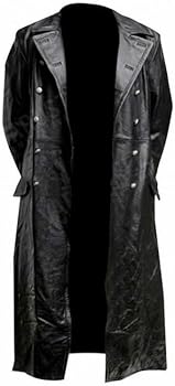 Amazon | WW2 ナチス ドイツ軍 将校用 レザー トレンチ ロング コート Amazon | WW2 ナチス ドイツ軍 将校用 レザー トレンチ ロング コート