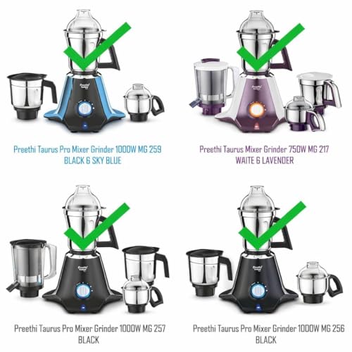 Image of 100% Compatiable for Zodiac, Steele Mixer Grinder | Replacement for preethi Zodiac Mixer Jar | Preethi Steele Mixer Jar | 1 Year Guarantee
