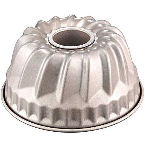 CHEFMADE Bundt Cake Pan, 6.5-Inch Non-Stick Vortex-Shaped Kugelhopf Bakeware, FDA Approved for Oven