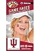 Fan A peel Indiana University (IU) Hoosiers - Waterless Peel & Stick Temporary Spirit Tattoos - 4-Piece - Crimson IU Logo