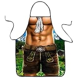 Lustige Schürze Weihnachten Oktoberfest Schürze Sexy Oktoberfest Schürze für Damen Oktoberfest Oktoberfest Schürze für Damen Dirndl Grillkostüm Koch Geschenke Männer Frauen Color A05 One Size, Color