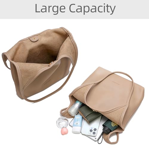 Image of Montana West Slouchy Hobo Bags for Women Soft Designer Shoulder Purses Ladies Top Handle Handbag
