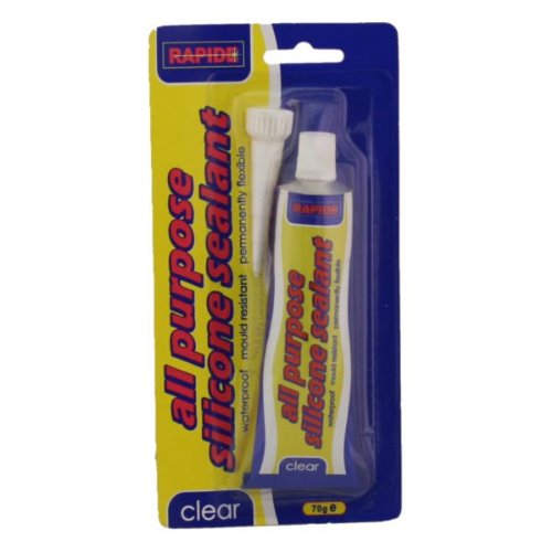 All purpose Silicone Sealant 70g Clear Amazon.co.uk DIY & Tools