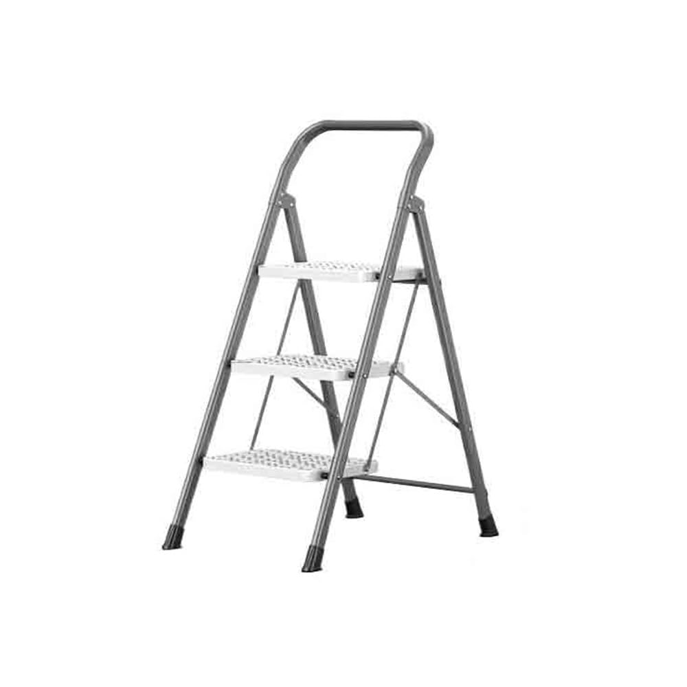 Ladder Ladder Household Folding Telescopic Indoor Multifunctional Climbing Thickened Staircase 3 Steps Small Bench(Medium)