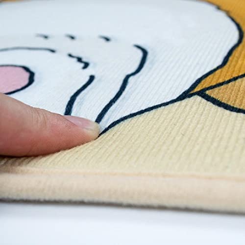 Image of HomeCloud Rubber 6mm Fruit Printed Thick Anti Slip, Washable, Big Size, Printed, Designer Folding Kitchen Mat for Floor Home Bedroom -, Standard Size (40 x 120 cm 40 x 60 cm)