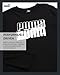 PUMA Boys Long Sleeve Shirts - Breathable Athletic Crewneck Long Sleeve Shirts for Boys - Casual Top Tees (Sizes 8-20), Size 14-16, Black