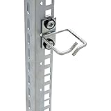 Herkunftsland:- Deutschland TRITON RAX-D1-X44-X3 48,26 cm (19 Zoll) Kabelbügel D1, 40 x 40 mm, (RAL 7035) schwarz