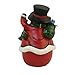 Lightahead Musical Snowman with Moving Train, LED Light Playing 8 melodies Christmas Figurine
