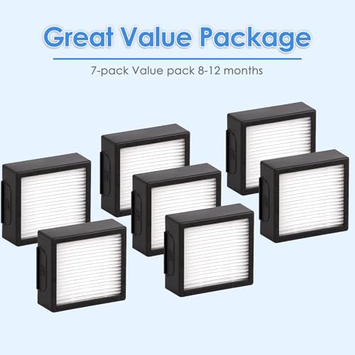 Image of (7 Pack) Replacement HEPA Filter for iRobot Roomba Combo J7+ / Combo J9+ / Combo 10 Max | Vacuum Cleaner Accessories 【NOT FOR Roomba j7+ / Roomba j9+】