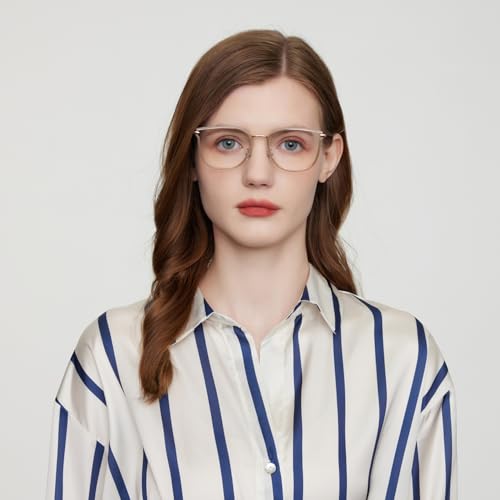 Image of GUDVUE Blue Light Glasses, Computer /Gaming /TV /Phones Glasses for women, Anti Glare /UV400 /Eye Strain