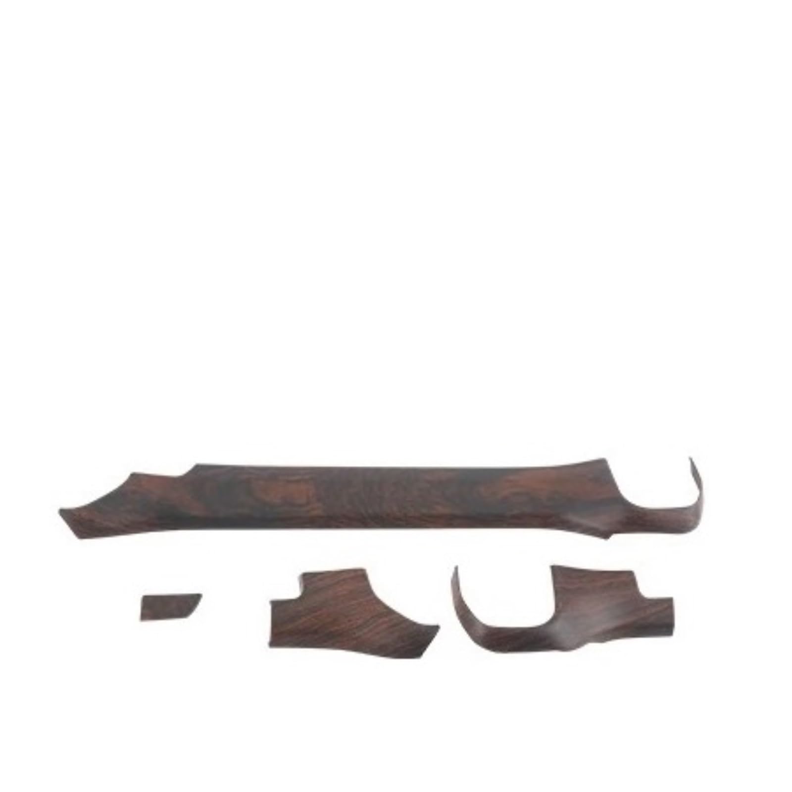 Car Interior Sticker for Ranger for T9 2022-2024 Wood Grain Interiors Overlay Panel Dashboard Armrest Doors Gear Centrals LHD RHD(Central Frame LHD)
