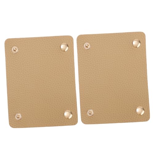 Homoyoyo 2 Pcs Guantes Anti-chasquidos Handbag Tote Luggage Bag Equipaje Maletas Fundas para Asas de Bolsas Bolso de Mano Grande Carcasa de asa de Bolsa empuñaduras de Bolsa Cuero PU Khaki