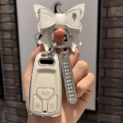Funda de TPU para llave Audi A4 B9 y A6L con diseño de carcasa Coupe resistente 2