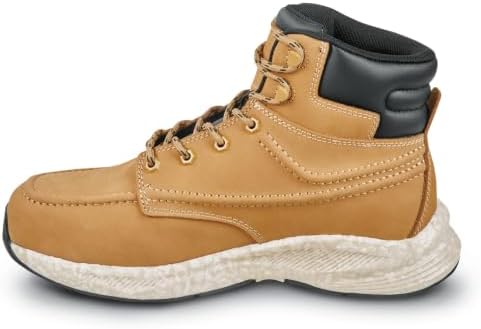 SR Max Mens 6" Fairfield MaxTrax Steel Toe Met-Guard SRO Boot Wheat 7.0 M - 3