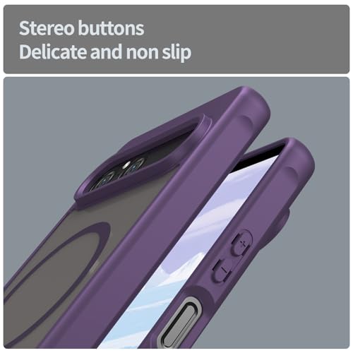 Image of Compatible with Sony Xperia 10 VII Case Cover,Compatible with MagSafe,Anti-Fall,Compatible with Sony Xperia 10 VII 5G XQ-FE54 XQ-FE72 Cell Protective Phone Case Purple