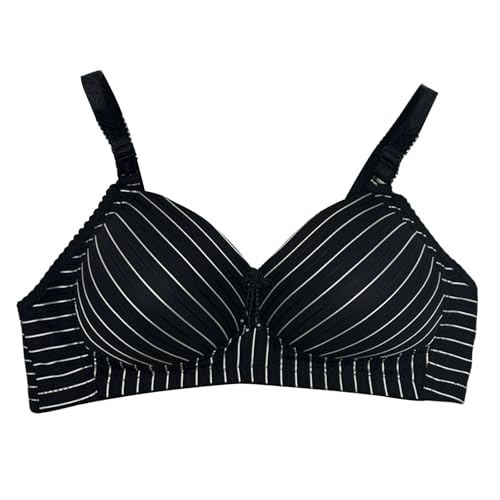 Cocila Sujetadores Reductores Non Ring Large Size Fixed Double Straps Back Four of Buckle Bra Gathered Anti Sagging Underwear Comfortable and Breathable Thin Sin Espalda Conjunto Mujer Ropa