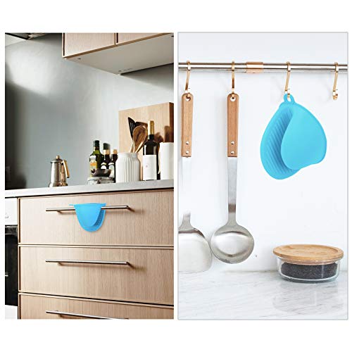 Vaincre JS-JS123C 4Pcs Silicone Oven Mitts Heat Resistant, Silicone Potholders thumb #4