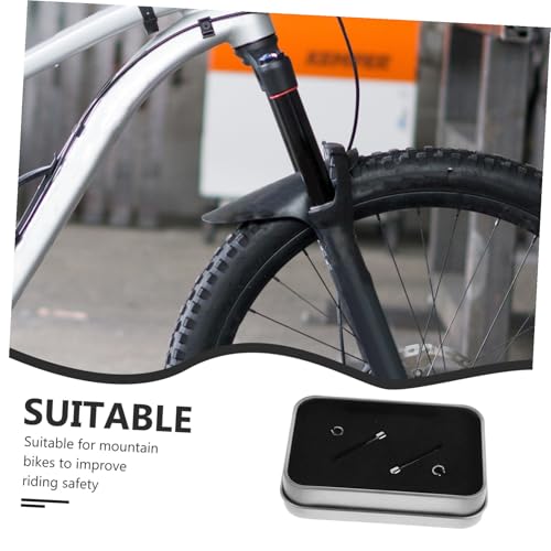 Pernos de pinza de freno de bicicleta de titanio con anillos de retención estables 3