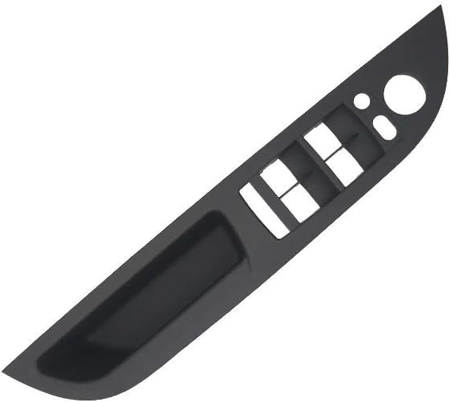 Driver Side Front Left Door Trim Handle Car Interior Armrest Panel Pull Trim Cover for 5 Series E60 E61 2008-2010 Handle(Black)