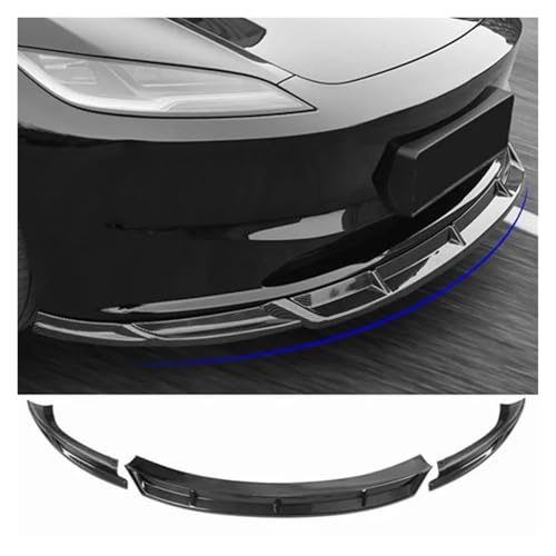 Diffuseur de menton pare-chocs Tesla protégeant le châssis du Model Y noir mat - 2
