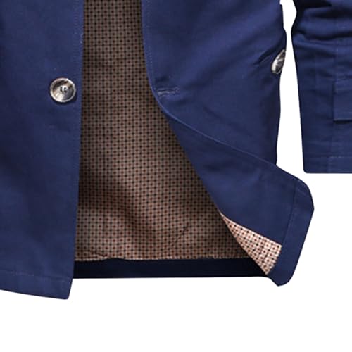 Veste légère en velours côtelé gris 4XL décontractée homme