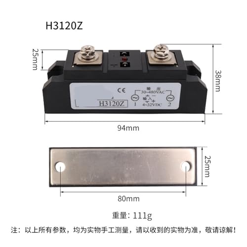 Relais à semi-conducteurs DC-AC H3300Z module industriel 300A - 2