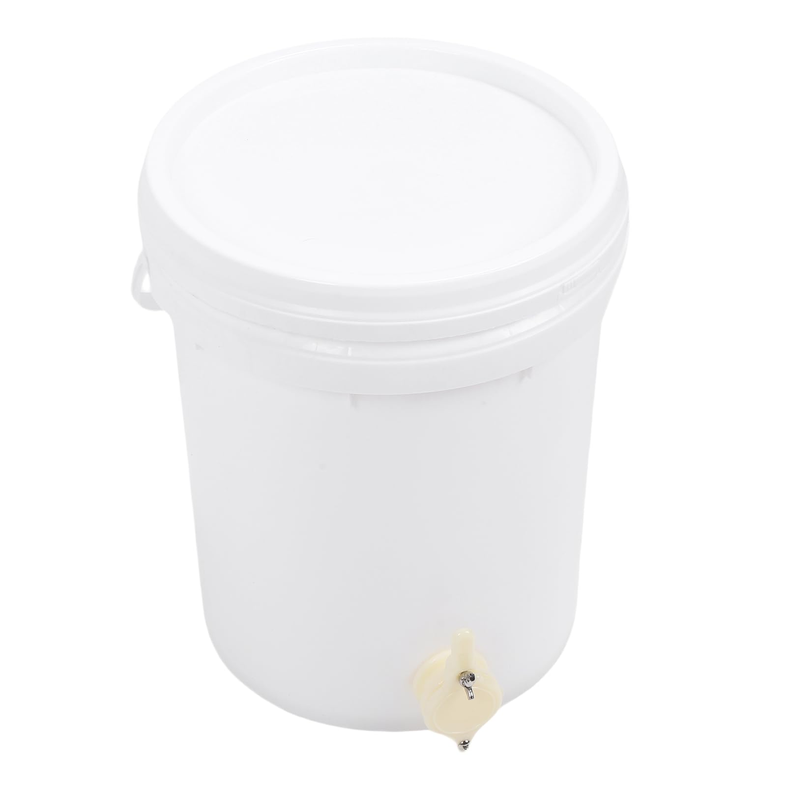 SIXRUN Secchio per con Coperchio e Cancello, Contenitore per Apicoltura in Plastica da 5 Galloni Facile Estrazione del, Adatto per Apicoltori Principianti o Esperti