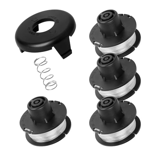 SYWAN 88175 String Trimmer Head Compatible with Toro 51256 5130151302 513035130451305 51307 513085130951324 51326 5133151332 with Spring and Cap (4+1+1)