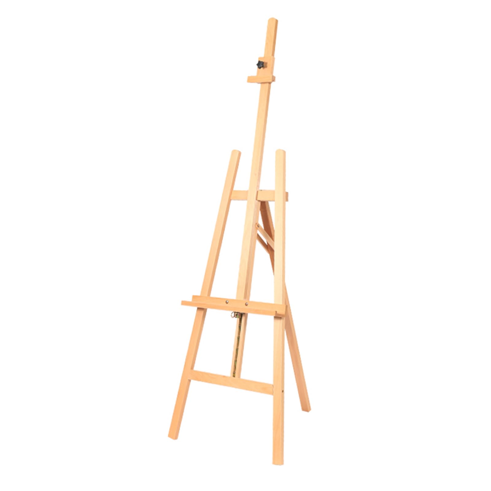 ASerZenith Adjustable Wooden Easel, Easel Stand For Display A-Frame Floor Easel Portable Folding Art Easel For Artists, Adults And