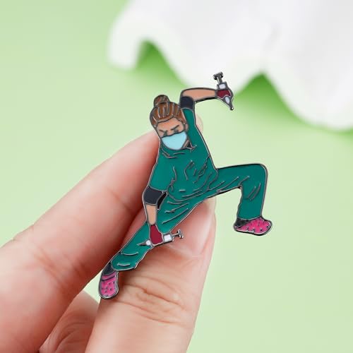 Image of Medical Optometrists Enamel Brooch Ophthalmology Vision Test Optometry Pin Jewelry for Doctor Nurse Backpack Lapel Badge