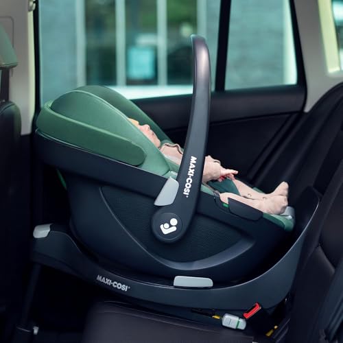 Miniatura 11 de Maxi-Cosi Familyfix 360 I-Size, Base Isofix Giratoria 360, Sistema De Silla Coche Giratorio, De 0 A 4 Años 40-105 Cm , Giro Flexispin Con Una Mano, Control De Giro Travelsafe, Click Go, Negra