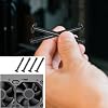 70pcs Fan Mounting Screw Radiator Water-Cooled Exhaust Fixing Black Long Screw(32x30mm)