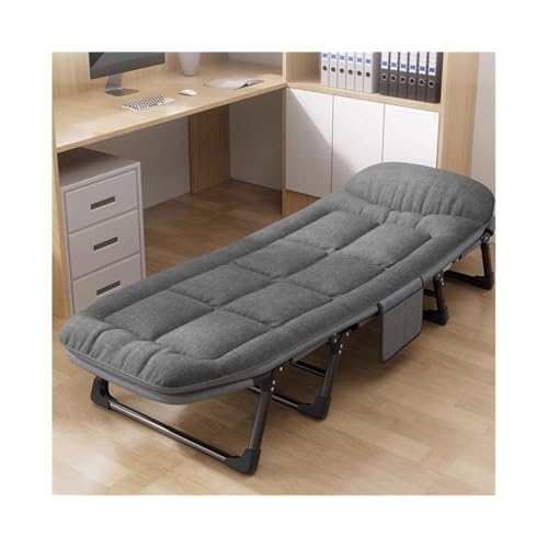 GDHKDDFL Cama reclinable portátil Sillón Individual de Oficina, Cama de Hospital Sencilla y portátil, reclinable y Plegable.(S)