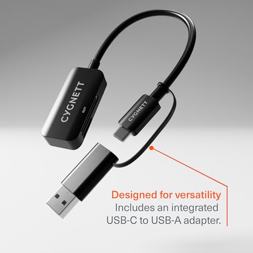 Lector USB-C para tarjetas SD y Micro SD con transmision simultanea de datos a alta velocidad 5
